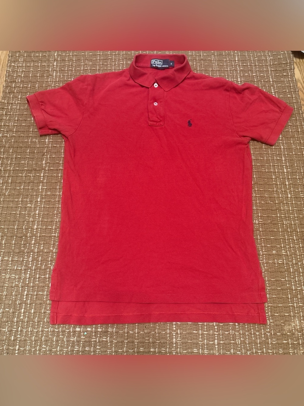 Ralph Lauren Red Men's Short-Sleeve Polo Shirt